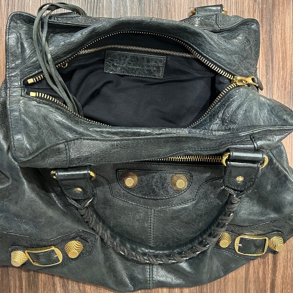 Balenciaga Motocross Giant 21 Black City Bag - Picture 6 of 8